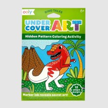 Undercover Art Hidden Pattern Coloring Activity Dino Tales