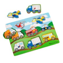 Vehicles Peg Puzzle