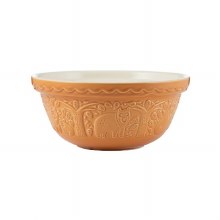 In the Forest Mixing Bowl Ochre 9.75"