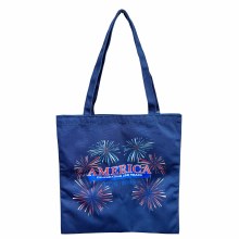 Tote Blue America Fireworks