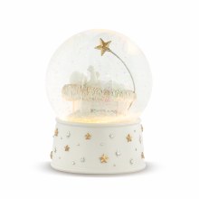 Lit Baby Jesus Snow Globe