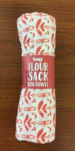 Delft Floursack Dish Towel Red