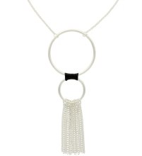 Necklace Tassels on Double Circle