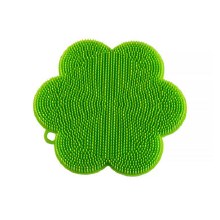 Stay  Clean Scrubber Flower Green