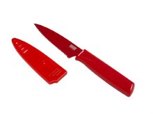 Serrated Colori Knife Red