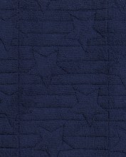 Drying Mat Quilted Navy Stars