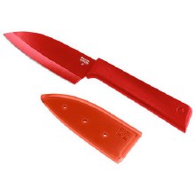 Small Santoku Colori Red