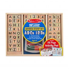 Wooden Abc Activity Stamp Set