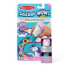 Sticker WOW Unicorn