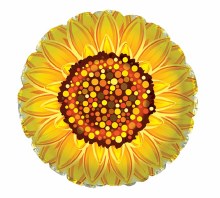 Foil Balloon 17" Graphic Sunflower