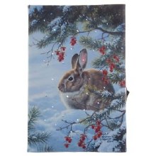 Lighted Rabbit Print 6"