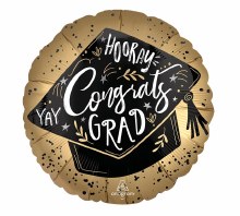 Foil Balloon 17" Hooray to the Grad