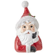 Santa Bust Ceramic 12"