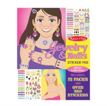 Sticker Pad Jewelry & Nails Glitter Collection