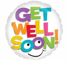 Foil Balloon 17" Get Well Soon
