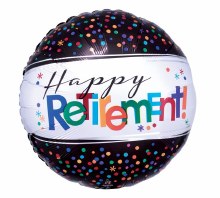 Foil Balloon 17" Happy Retirement
