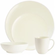 Colorwave White Coupe 4 Piece Place Setting