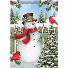 Garden Flag Snowy Friends