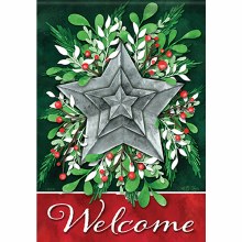 Garden Flag Rustic Star