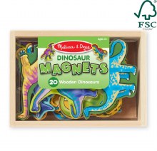 Wooden Dinosaur Magnets