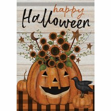 Large Flag Jack-O-Lantern Floral