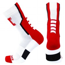Husker Sport Performance Socks White