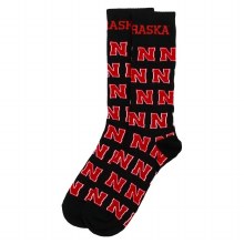 Husker Dress Socks Black