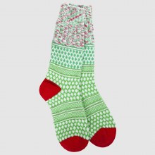 Holiday Gallery Textured Crew Sock Noel Multi