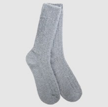 Holiday Ragg Feather Crew Sock Smokey