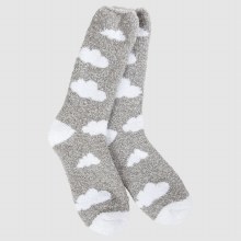 Cozy Cloud Crew Socks Cloud Grey