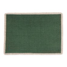 Fringed Basket Placemat Green