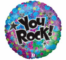Foil Balloon 17" You Rock Stars