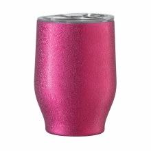 Party Wine Tumbler 12oz  Magenta Frost