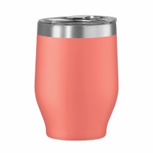 Party Wine Tumbler 12oz Coral