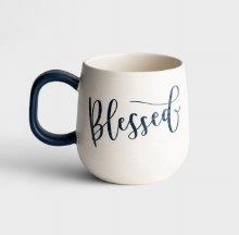 Mug Blessed Navy