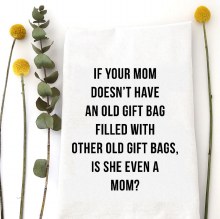 Tea Towel Old Gift Bags
