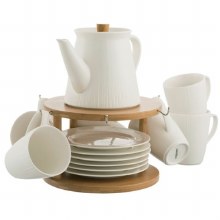 Pekoe 13 Pc Tea Set & Stand