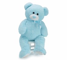 Plush 36" Blue Jumbo Bear