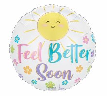 Foil Balloon 17" Feel Better Soon Sunshine
