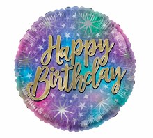 Foil Balloon 17" Birthday Sparkle