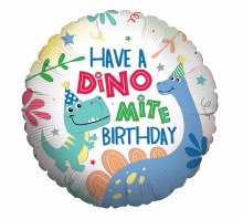 Foil Balloon 17" Have A Dinomite Birthday