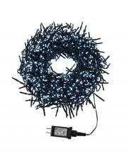 46' 1000-Light Cool White LED Cluster Garland