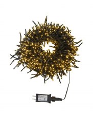 46' 1000-Light Warm White LED Cluster Garland