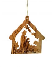 Nativity with Stable Animals Ornament