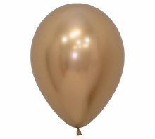Latex Balloon 11" Reflex Gold