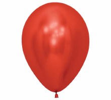 Latex Balloon 11" Reflex Crystal Red