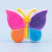 Rainbow Burst Bath Bomb Butterfly