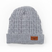 Soft Chenille Hat Gray