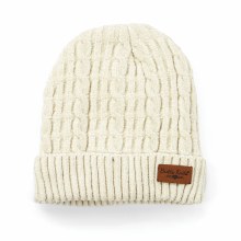 Soft Chenille Hat Oat