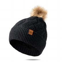 Britt's Knits Mainstay Pom Hat Black